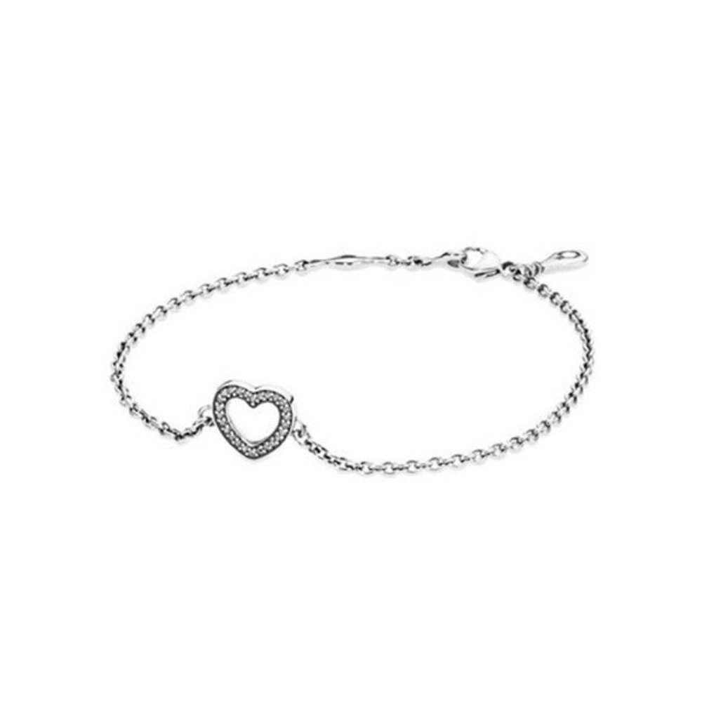Authentic Pandora Silver Symbol Of Love Heart With